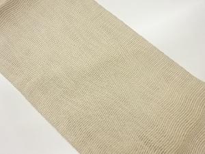 絽綴れ曲線模様織出し名古屋帯